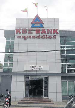 Kanbawza Bank (KBZ) has received central bank approval to offer international banking business. Umesh Pandey